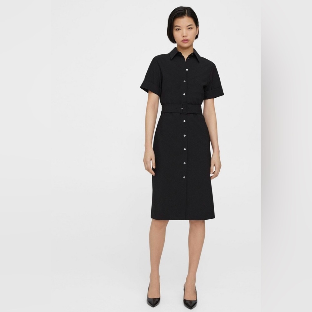 Theory Belted Shirt Dress